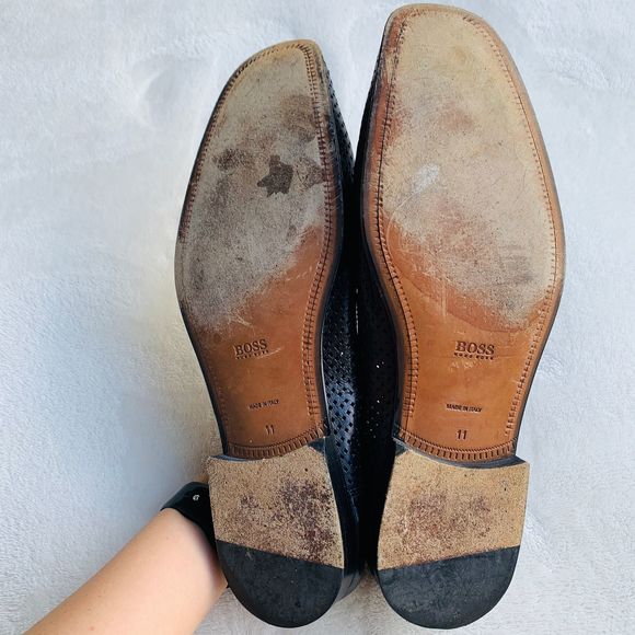 Hugo Boss Leather Loafers Men's 11 - Picture 6 of 6